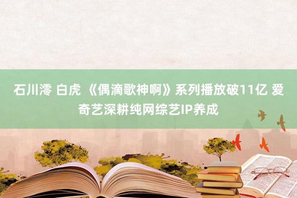 石川澪 白虎 《偶滴歌神啊》系列播放破11亿 爱奇艺深耕纯网综艺IP养成