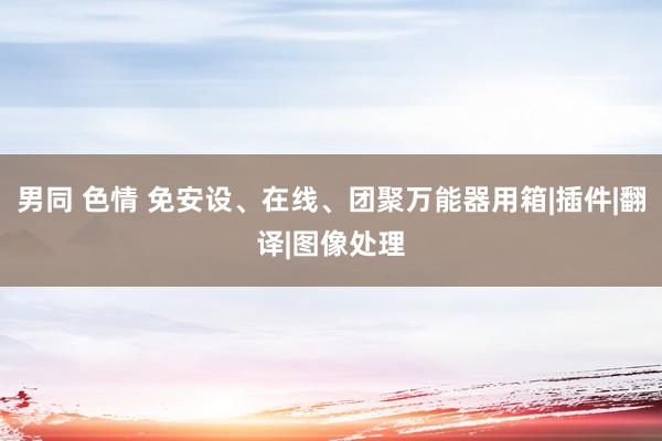 男同 色情 免安设、在线、团聚万能器用箱|插件|翻译|图像处理